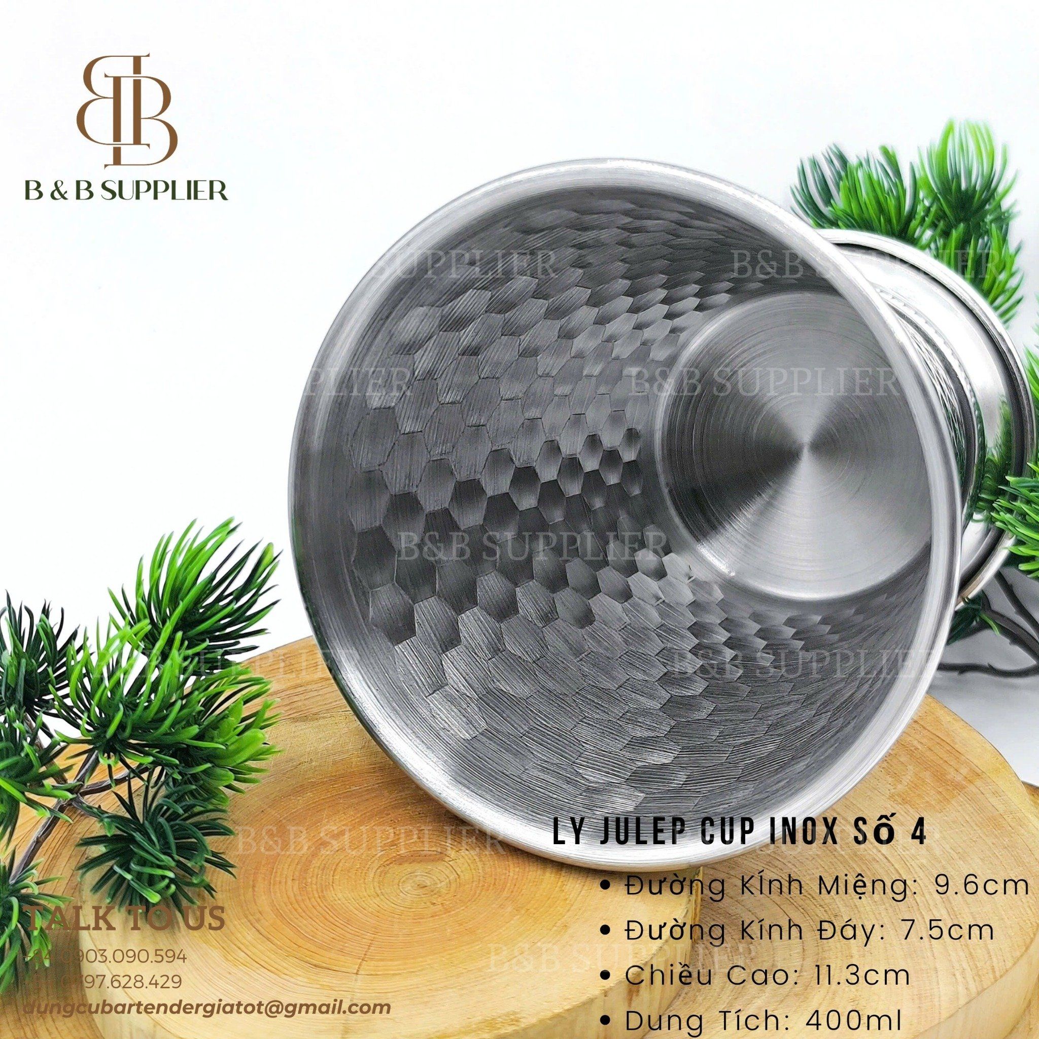  Ly Julep Cup Inox Số 4 