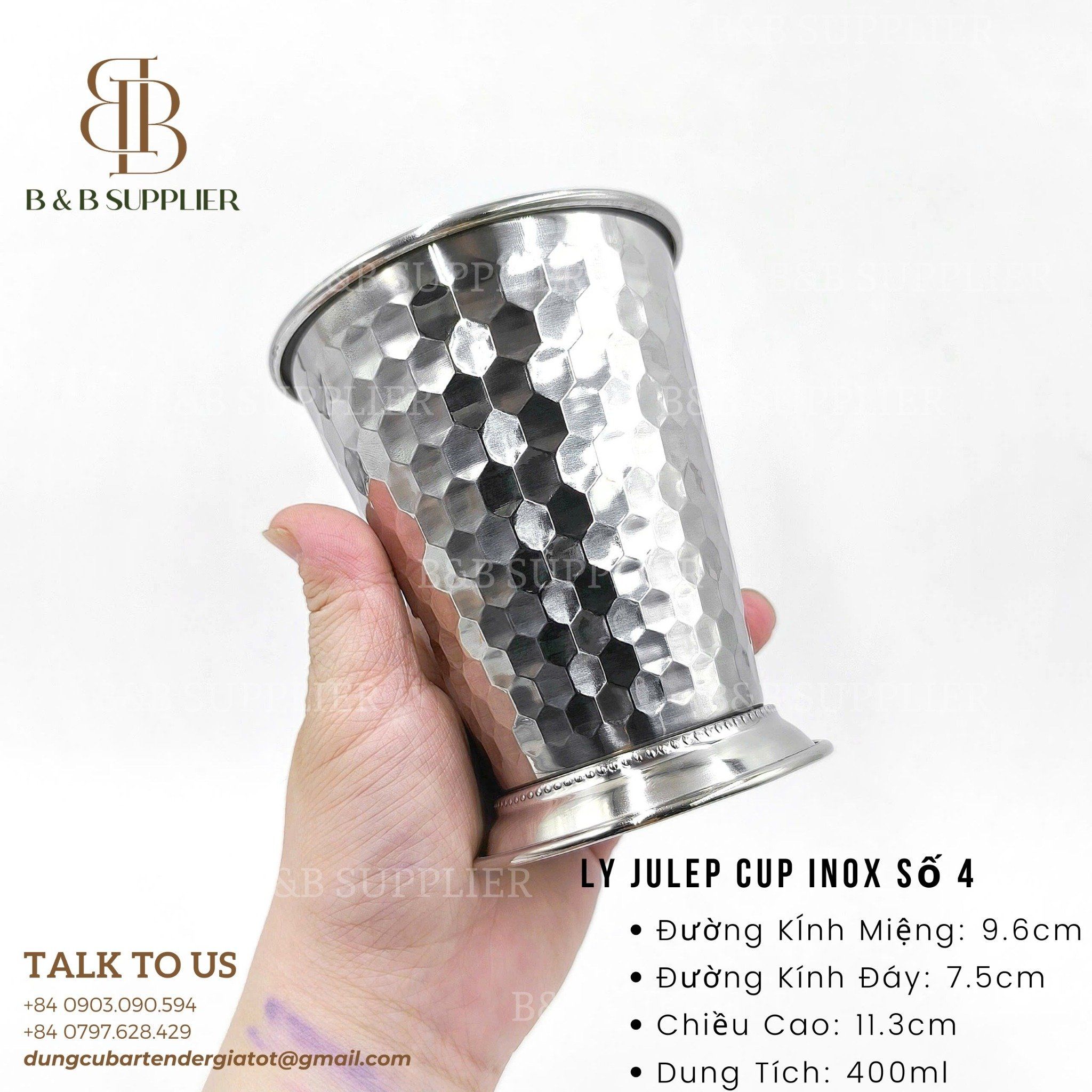  Ly Julep Cup Inox Số 4 