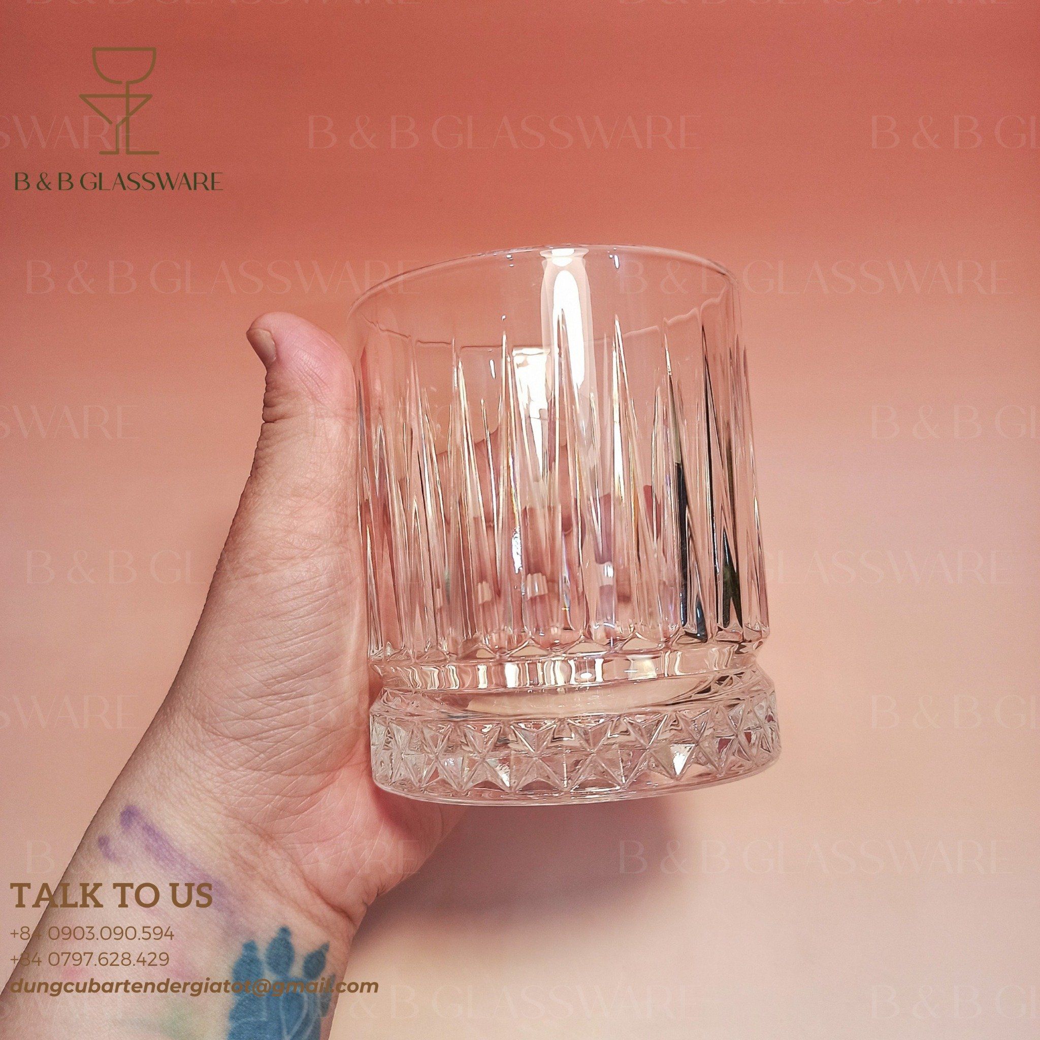  Ly Rock Đáy Kim Cương Size Trung 350ml 