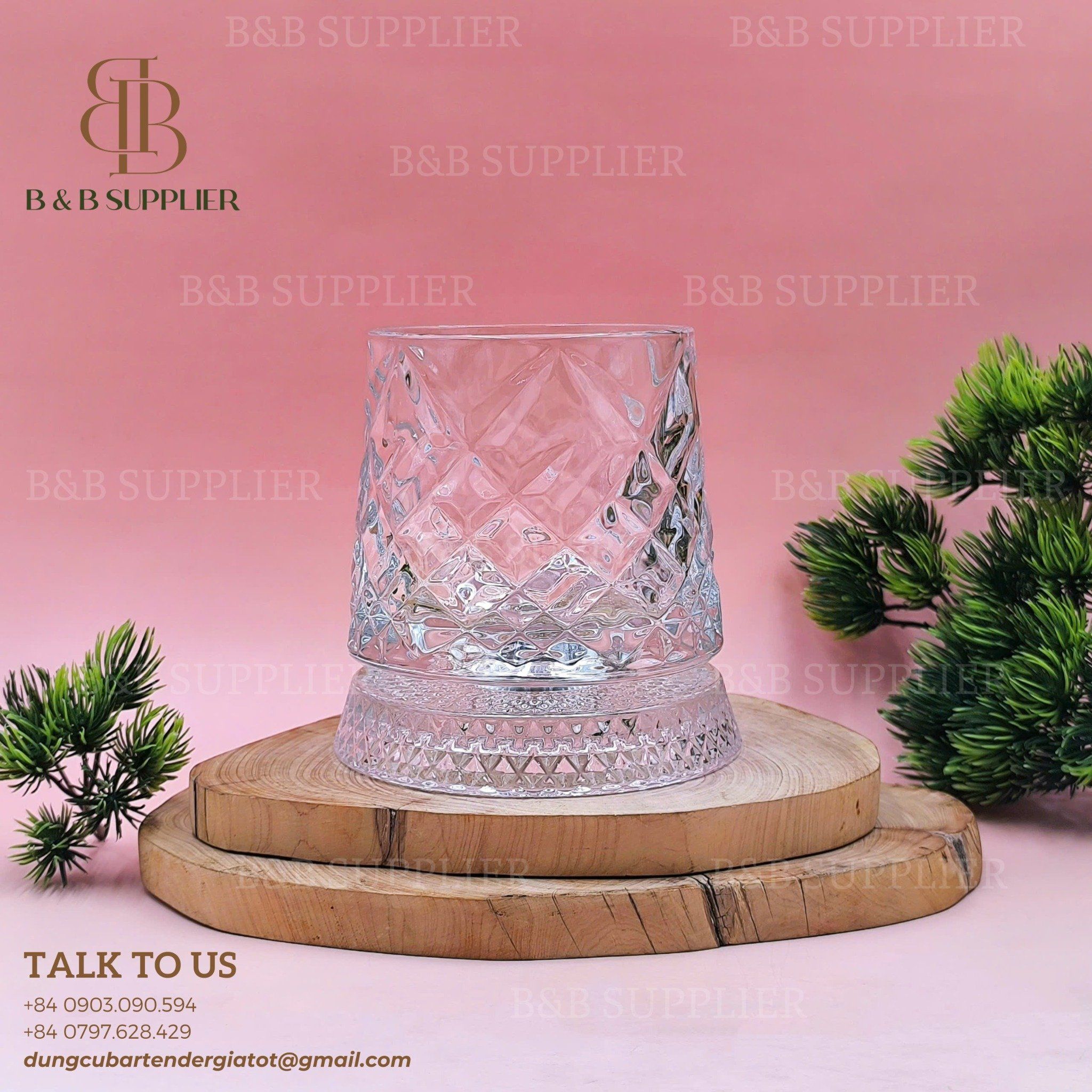  Ly Xoay Kèm Dĩa 309 - Mẫu A 