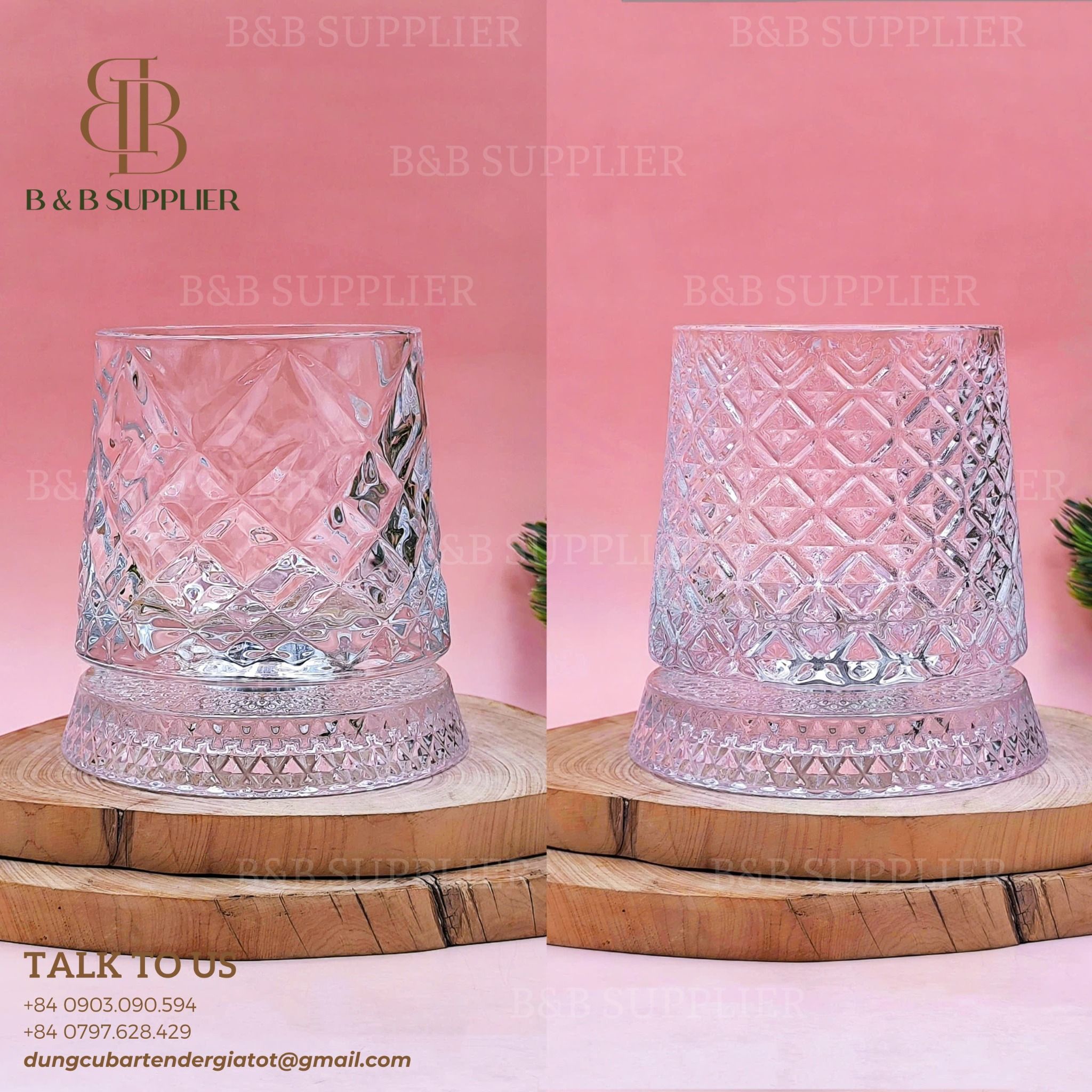  Ly Xoay Kèm Dĩa 309 - Mẫu A 