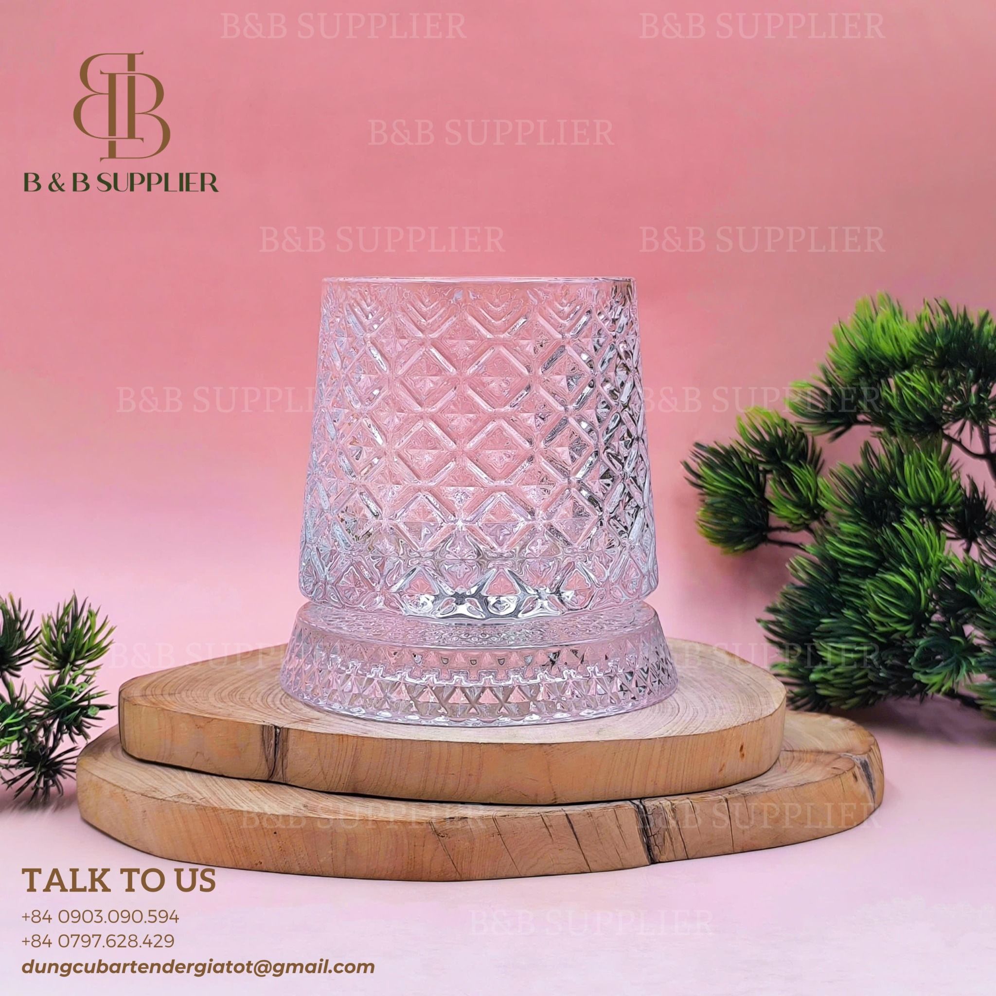  Ly Xoay Kèm Dĩa 309 - Mẫu A 