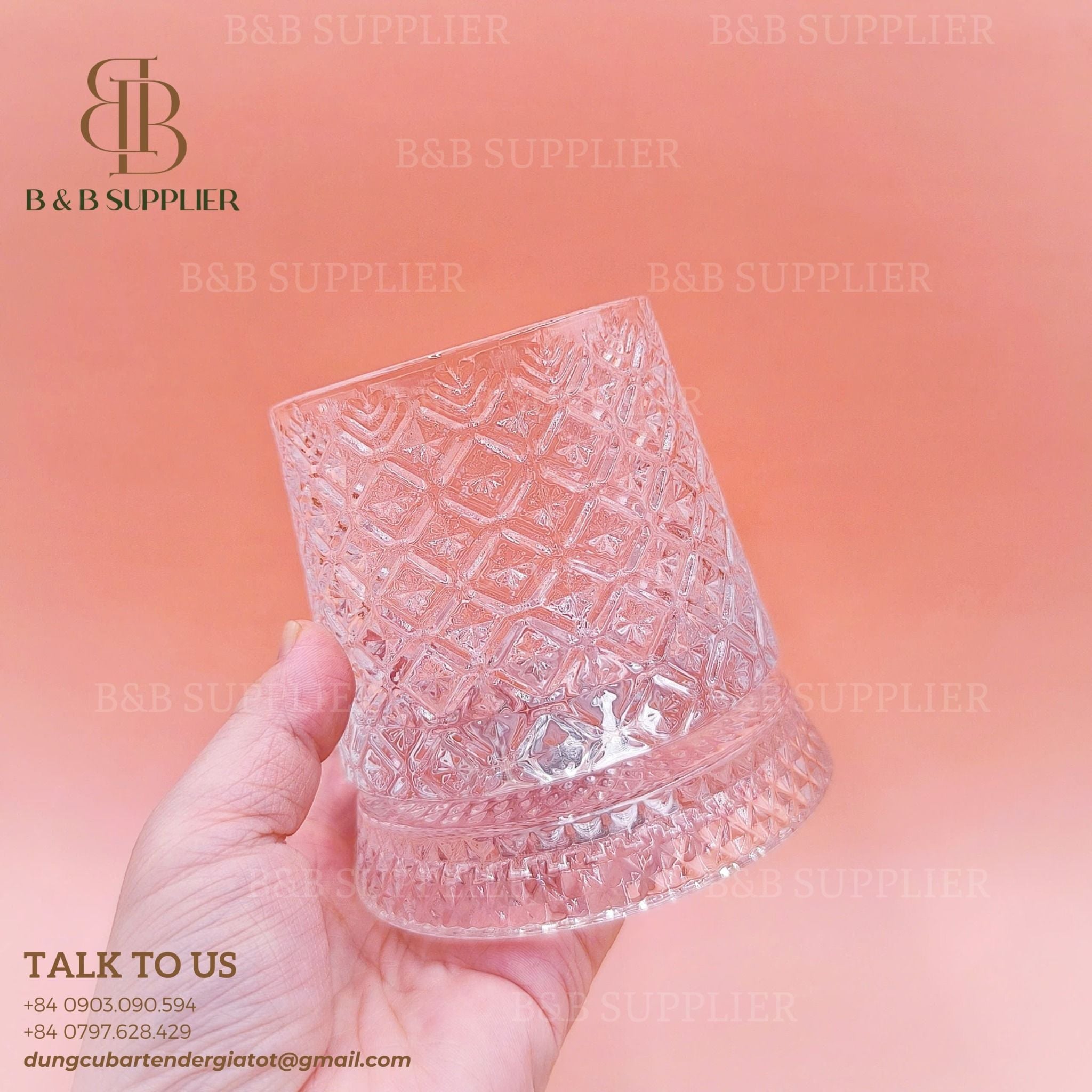  Ly Xoay Kèm Dĩa 309 - Mẫu A 