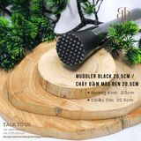  Muddler Black 20,5cm / Chày Dầm Màu Đen 20,5cm 