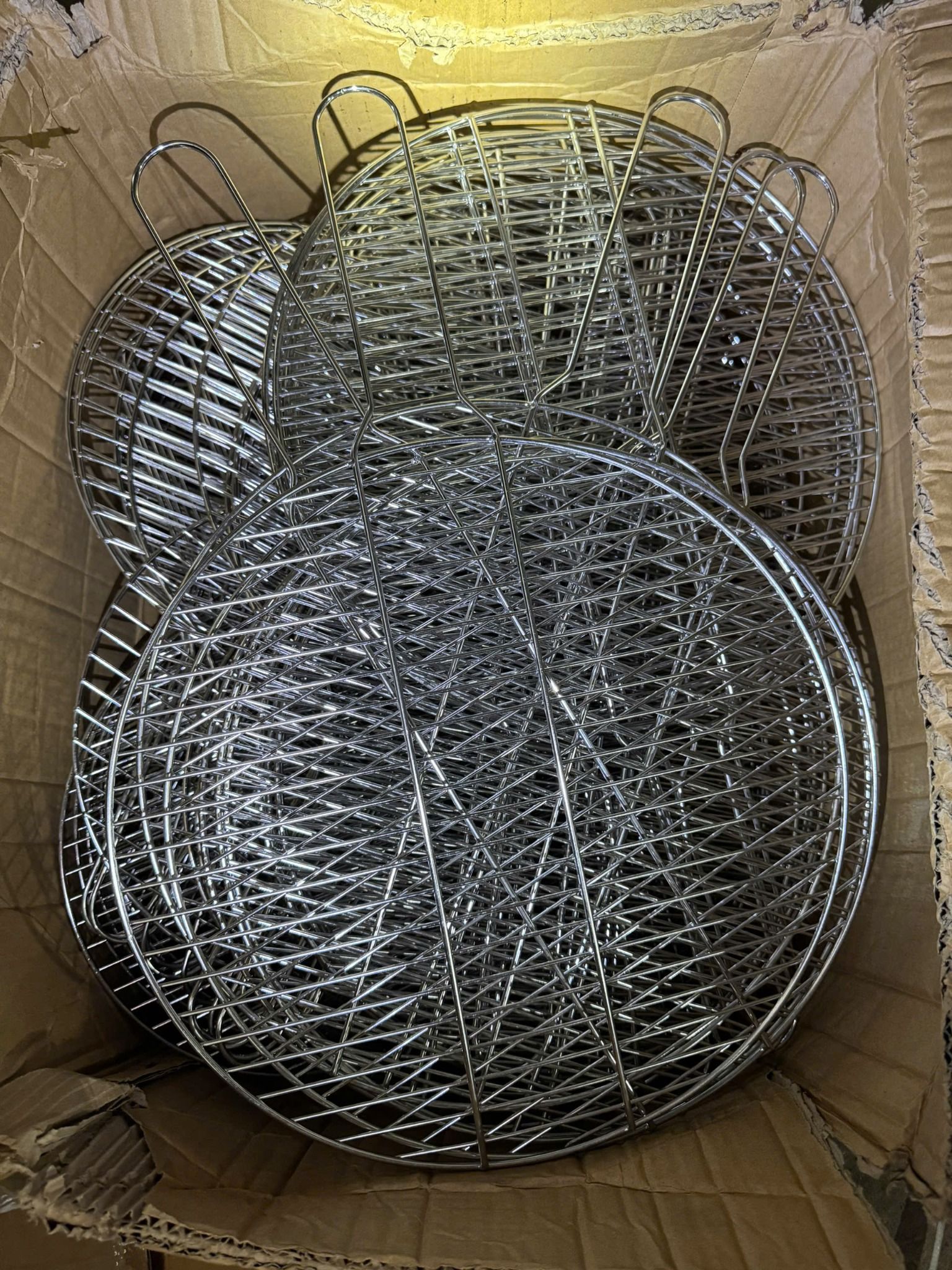  Vỉ Nướng Tròn Có Tay Cầm 