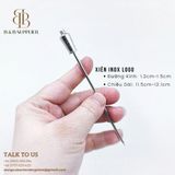  Xiên Inox Trang Trí Logo 