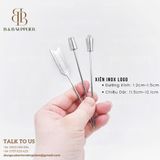  Xiên Inox Trang Trí Logo 