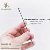  Xiên Inox Trang Trí Cocktail 