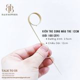  Xiên Tre Cong Màu Tre 12cm (Gói 100 Cây) 