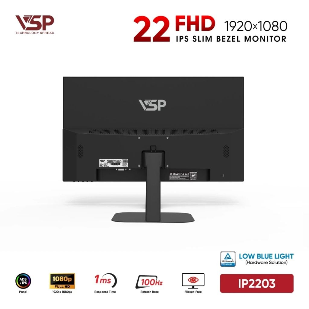 Màn Hình VSP IP2203 (22 inch / IPS / FHD / 100Hz / 1ms)