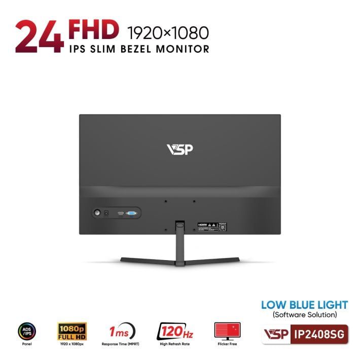 Màn Hình VSP IP2408SG (24 inch / IPS / FHD / 120Hz / 1ms)