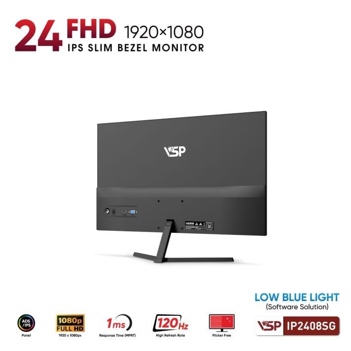 Màn Hình VSP IP2408SG (24 inch / IPS / FHD / 120Hz / 1ms)