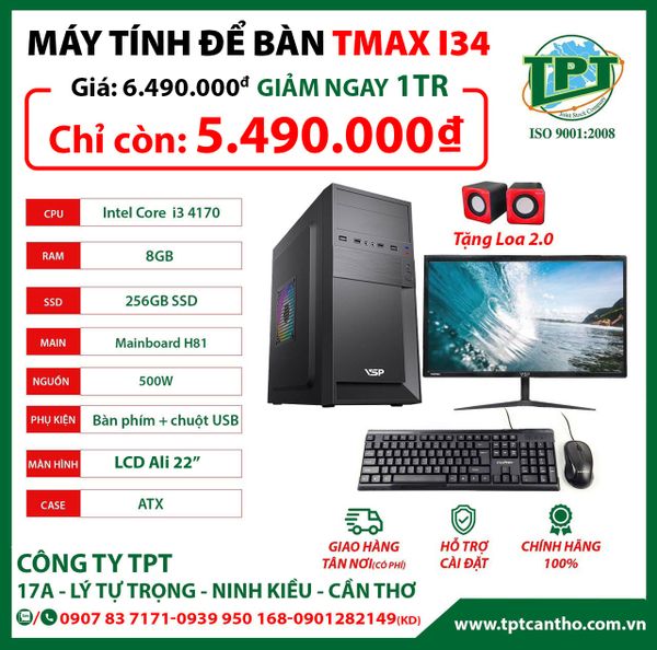 Máy tính để bàn Tmax i3