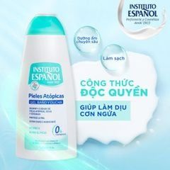  Instituto Español Gel tắm Pieles Atópicas Gel Baño Y Ducha Làm Sạch Sâu Dịu Nhẹ Cho Da Nhạy Cảm 