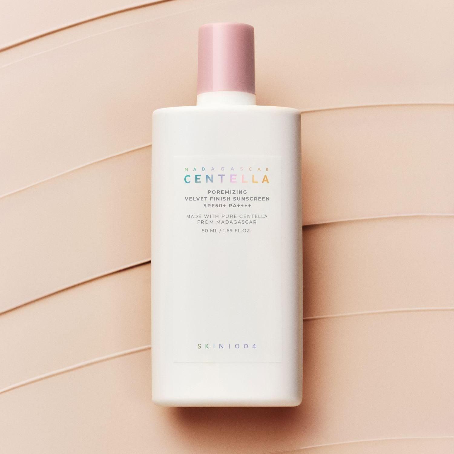  Kem chống nắng nâng tone che khuyết điểm Skin1004 Kem chống nắng Madagascar Centella Poremizing Velvet Suncream SPF50+ PA++++ 50ml 
