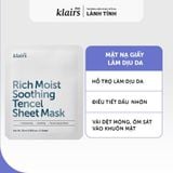  Dear, Klairs Mặt nạ giấy Rich Moist Soothing Tencel Sheet Mask 25 ml 