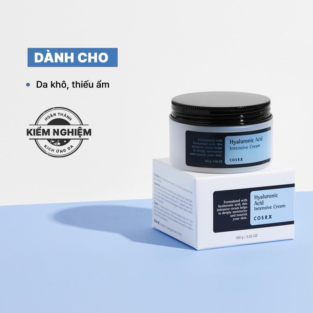  COSRX Kem Dưỡng Ẩm Chuyên Sâu Hyaluronic Acid Intensive Cream 100g 