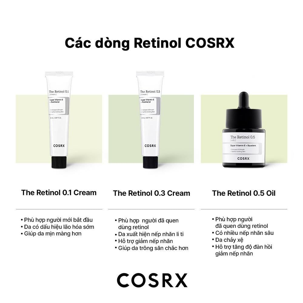  COSRX Dầu dưỡng The Retinol 0.5 Oil 20mL 