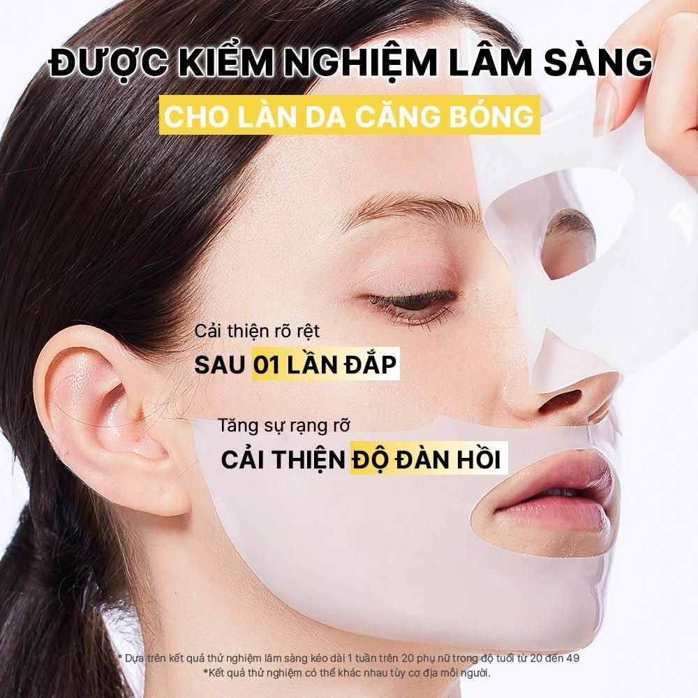  [ 01 miếng mặt nạ ] COSRX Mặt Nạ Thạch Cấp Ẩm Làm Dịu Advanced Snail Mucin Glass Glow Hydrogel Mask 34g 