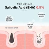  COSRX Sữa rửa mặt làm sạch, giảm mụn Salicylic Acid Daily Gentle Cleanser 150ml 