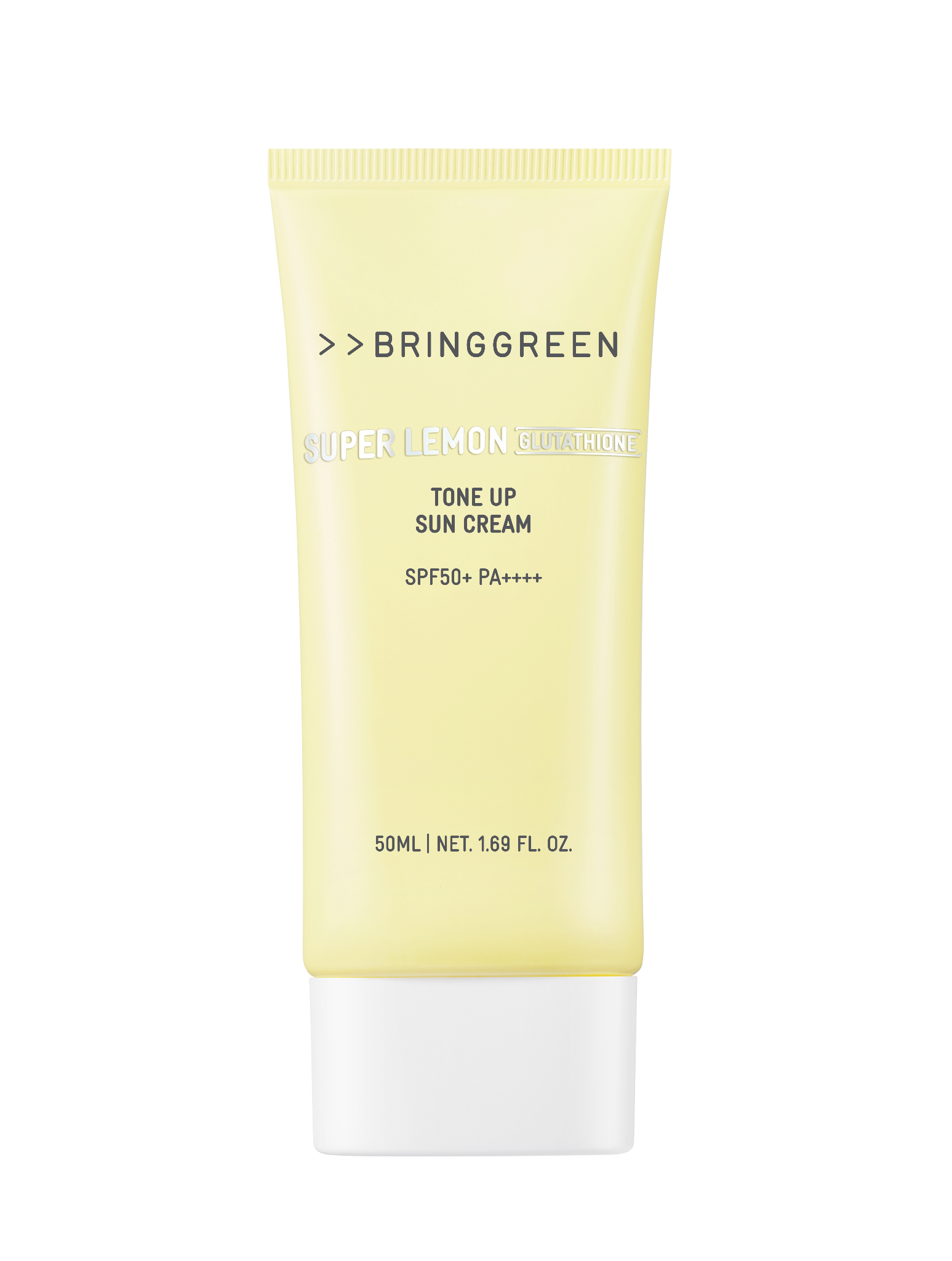  Kem chống nắng Nâng tông Bring Green Super Lemon Glutathione Tone Up Sun Cream SPF50+ PA++++ 50ml 