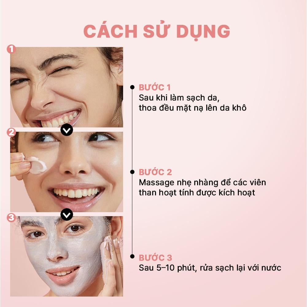  COSRX Mặt Nạ Đất Sét Poreless Clarifying Charcoal Mask (Pink) 110g 