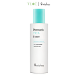 [DATE T8/2027] Nước hoa hồng 9 Wishes Dermatic Cica Toner kiềm dầu, thoáng da, làm dịu 