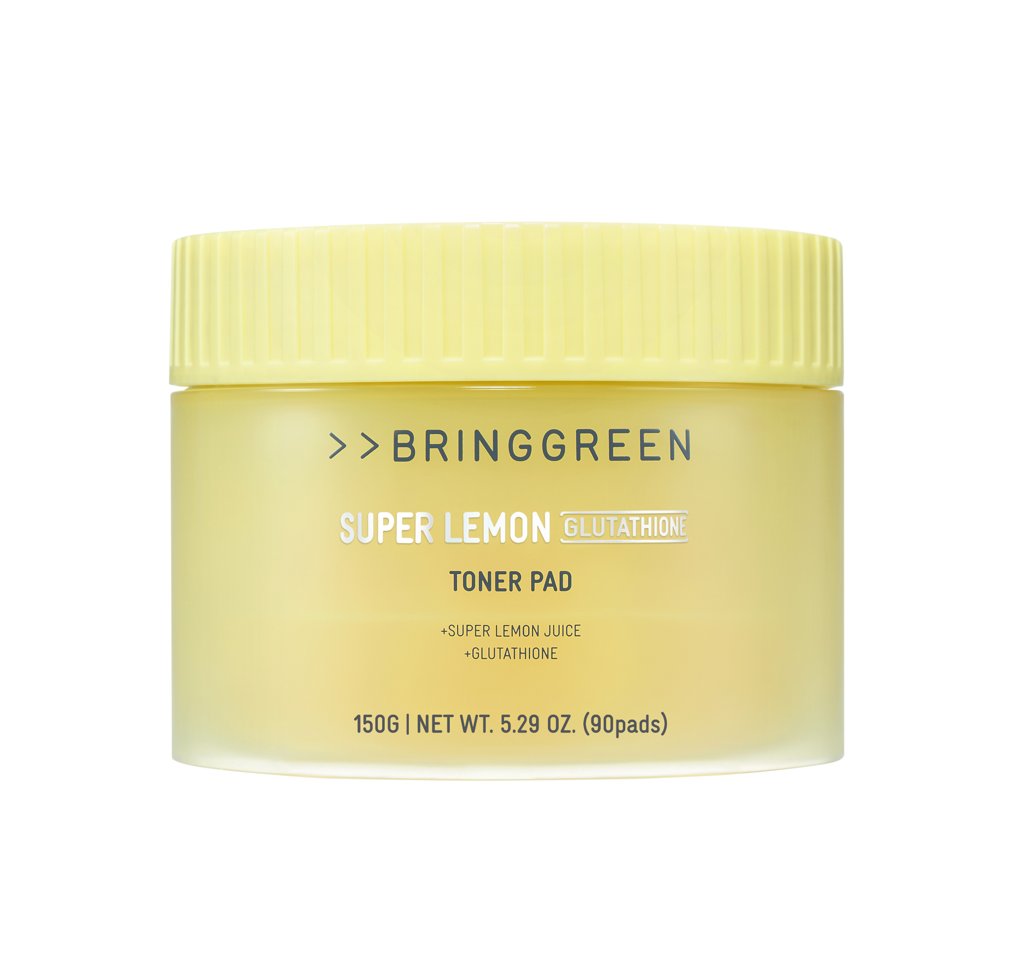  Bông tẩm Nước hoa hồng Bring Green Super Lemon Glutathione Toner Pad 150G (90 miếng) 