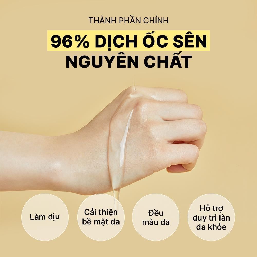  COSRX Tinh chất ốc sên dưỡng ẩm, phục hồi da Advanced Snail 96 Mucin Power Essence 100ml 