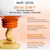  Dear, Klairs Sữa rửa mặt Freshly Juiced Vitamin Mask Cleanser hỗ trợ làm sáng da 150ml 