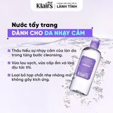  Dear Klairs Nước tẩy trang Supple Preparation Unscented Cleansing Water 400ml 