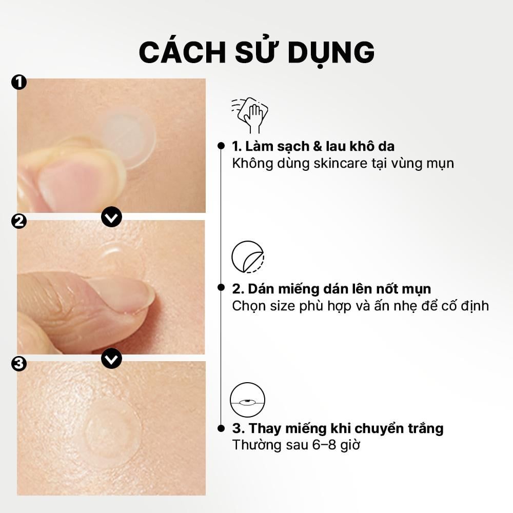  COSRX Miếng dán mụn (18 miếng)  CLEAR FIT MASTER PATCH 