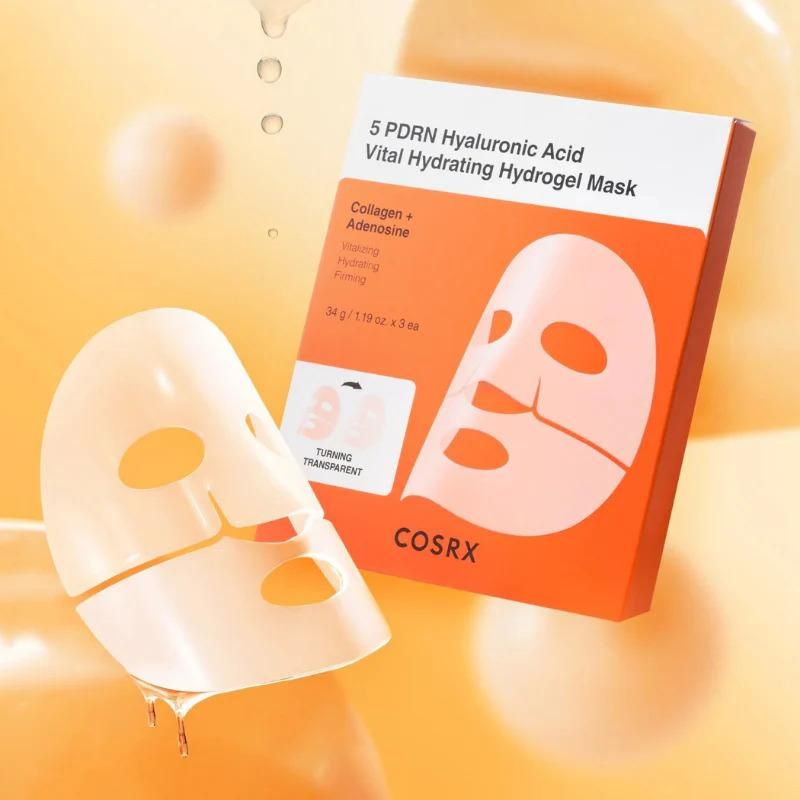  [ 01 miếng mặt nạ ] COSRX Mặt nạ thạch 5 PDRN Hyaluronic Acid Vital Hydrating Hydrogel Mask 34g 