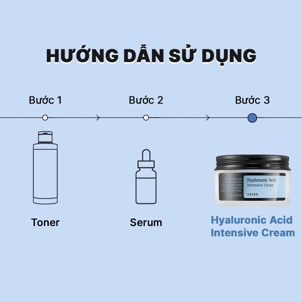  COSRX Kem Dưỡng Ẩm Chuyên Sâu Hyaluronic Acid Intensive Cream 100g 
