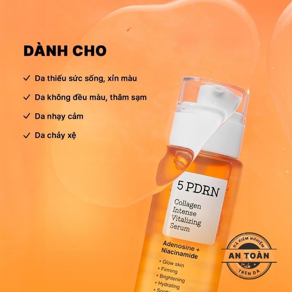  COSRX Tinh chất phục hồi căng bóng 5 PDRN Collagen Intense Vitalizing Serum 100ml 