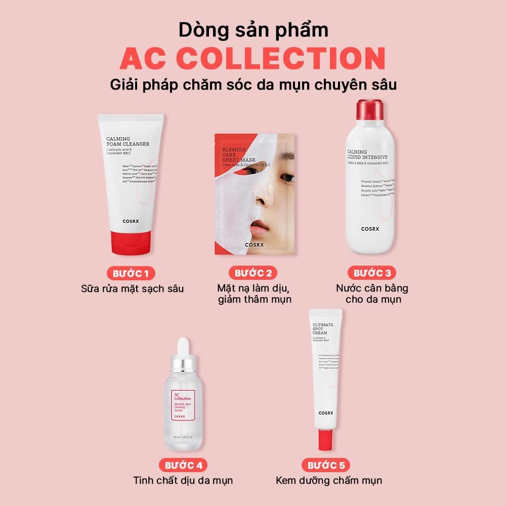  COSRX Tinh Chất Dịu Da Mờ Thâm AC Collection Blemish Spot Clearing Serum 40ml 