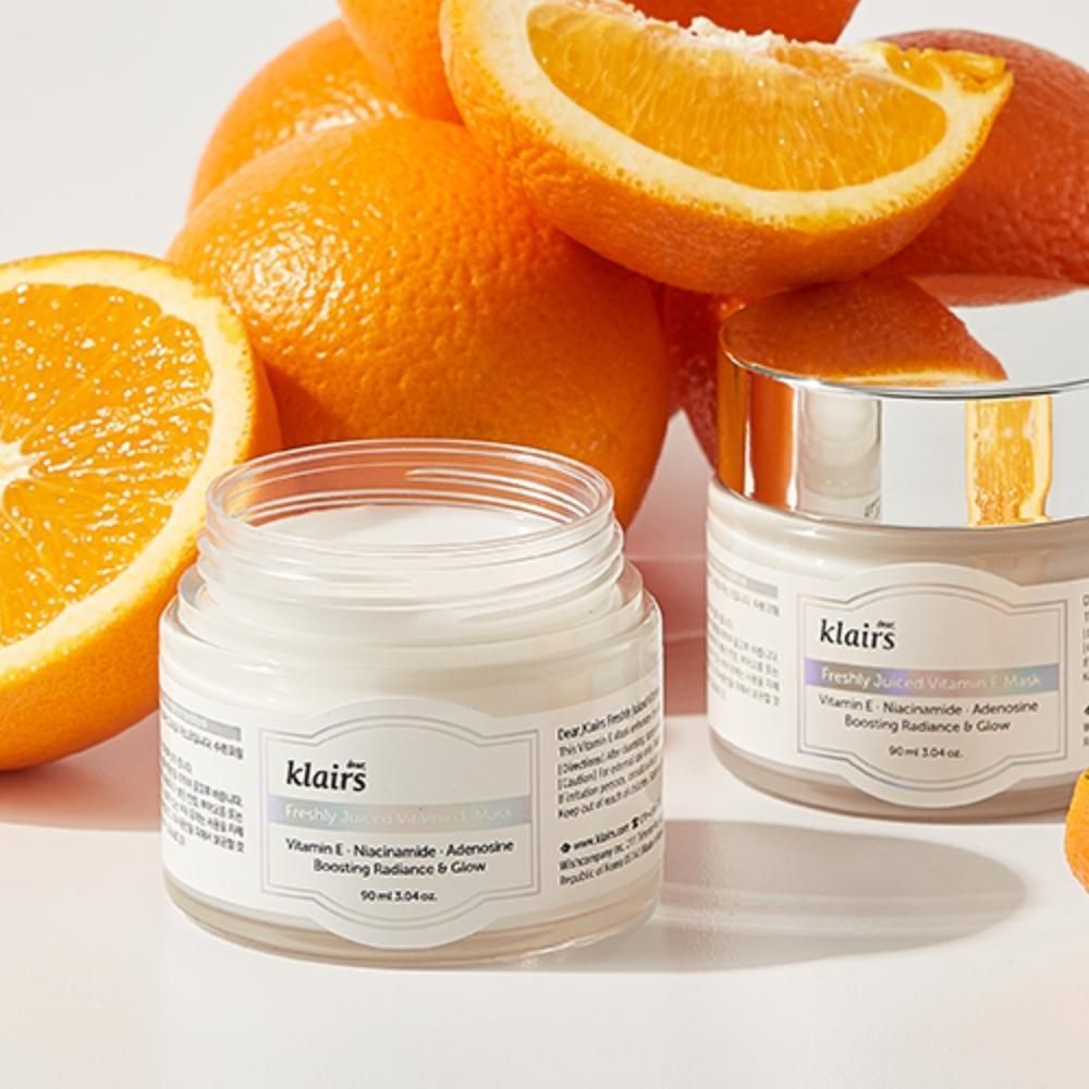  Dear, Klairs Mặt nạ ngủ Freshly Juiced Vitamin E Mask 90ml 