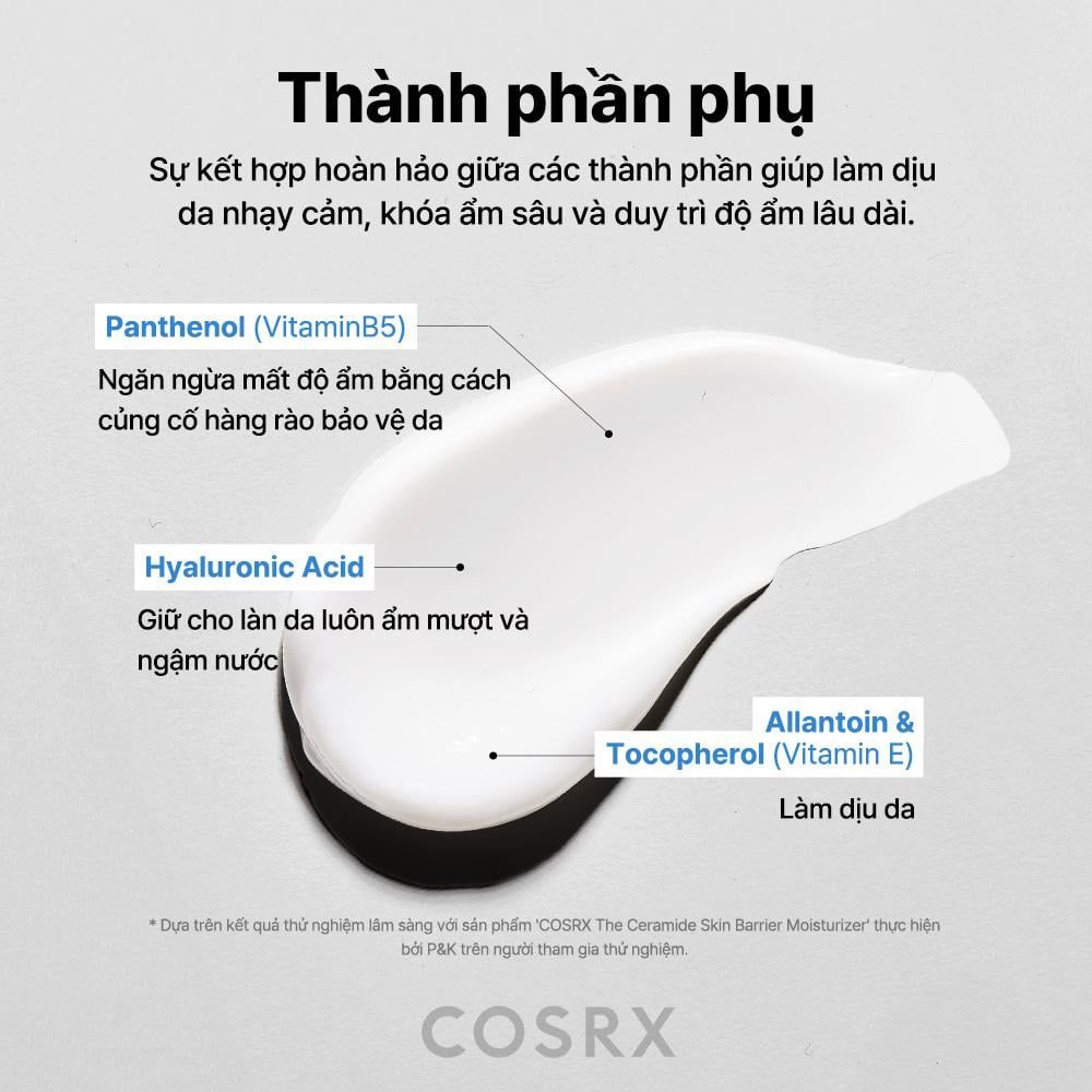  COSRX Kem Dưỡng Ẩm Phục Hồi The Ceramide Skin Barrier Moisturizer 80ml 