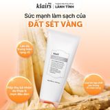  Dear, Klairs Sữa rửa mặt Freshly Juiced Vitamin Mask Cleanser hỗ trợ làm sáng da 150ml 
