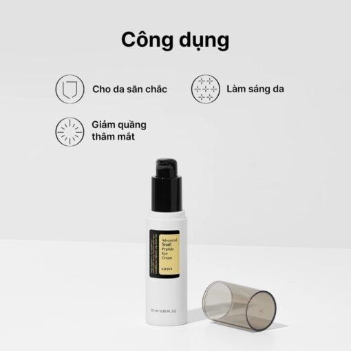  COSRX Kem Mắt Chiết Xuất Ốc Sên Advanced Snail Peptide Eye Cream 25ml 