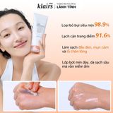 Dear, Klairs Sữa rửa mặt Freshly Juiced Vitamin Mask Cleanser hỗ trợ làm sáng da 150ml 