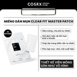 COSRX Miếng dán mụn (18 miếng)  CLEAR FIT MASTER PATCH 
