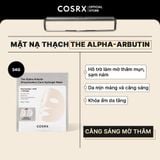  [ 01 miếng mặt nạ ] COSRX Mặt Nạ Thạch Dưỡng Sáng The Alpha-Aburtin Discoloration Care Hydrogel Mask 34g 