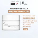  Kem Dưỡng 9 Wishes Rice Radiance Cream 50ml hỗ trợ dưỡng ẩm và làm đều màu da 