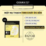  [ 01 miếng mặt nạ ] COSRX Mặt Nạ Thạch Cấp Ẩm Làm Dịu Advanced Snail Mucin Glass Glow Hydrogel Mask 34g 