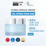  Kem Dưỡng Ẩm Dạng Gel 9 Wishes Hydra Ampule Cream 50ml Giúp Dưỡng Ẩm Da 