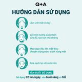  Q+A Sữa rửa mặt Niacinamide Gentle Exfoliating Cleanser 125ml 