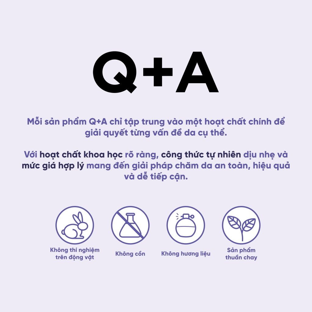  Q+A Nước hoa hồng Glycolic Acid Daily Toner 100ml 