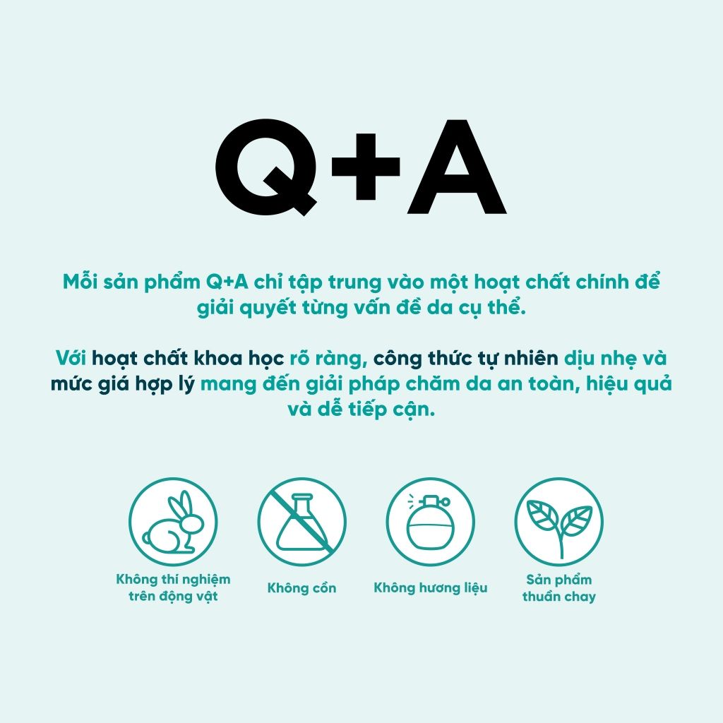  Q+A Nước hoa hồng Niacinamide Daily Toner 100ml 