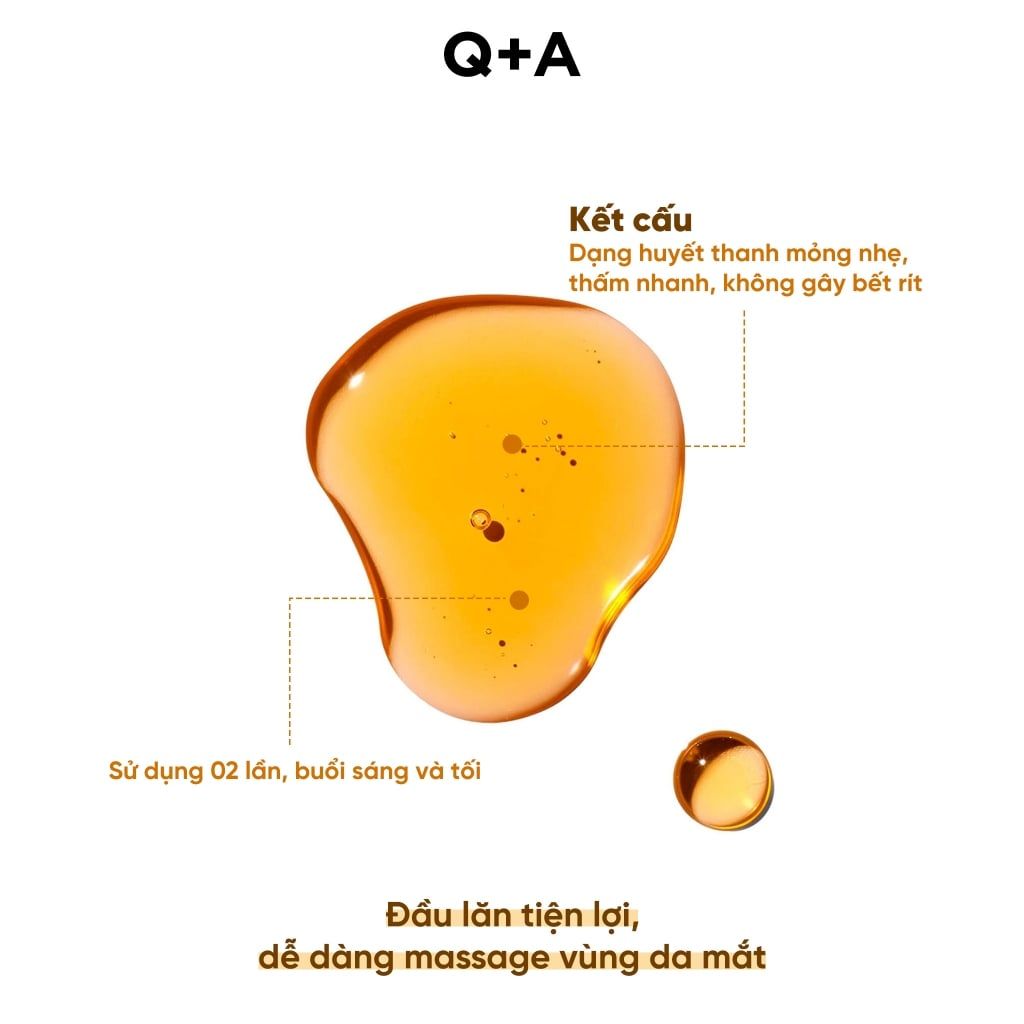  Q+A Tinh chất Caffeine Eye Serum 15ml 
